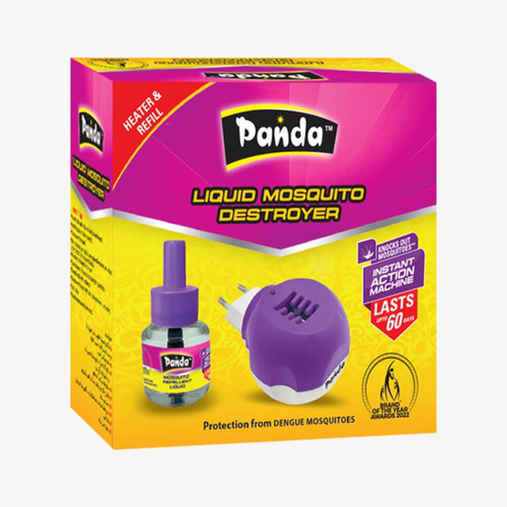 Panda Electric Mosquito Destroyer Machine Set - Refill (45ml) Included