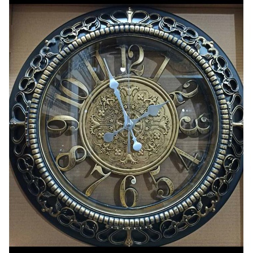Antique Style Wall Clock color : Black