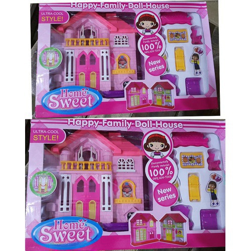 Happy Family Doll House for 3+ ages