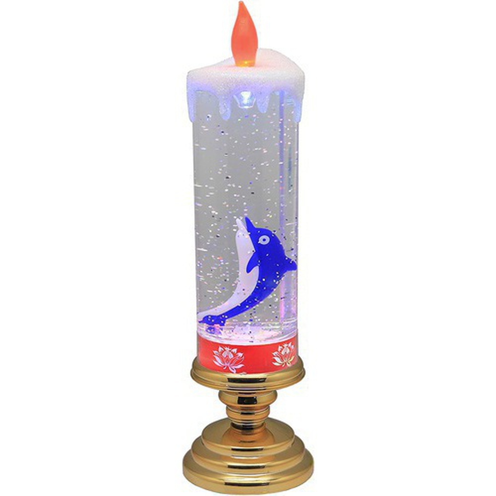 Lava Lamp LED Color Changing, Battery Operated Flameless Candle
