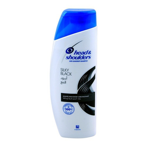 Head & Shoulders Silky Black Anti-Dandruff Shampoo, 183 ML size : 15 x 15 inch color : Black