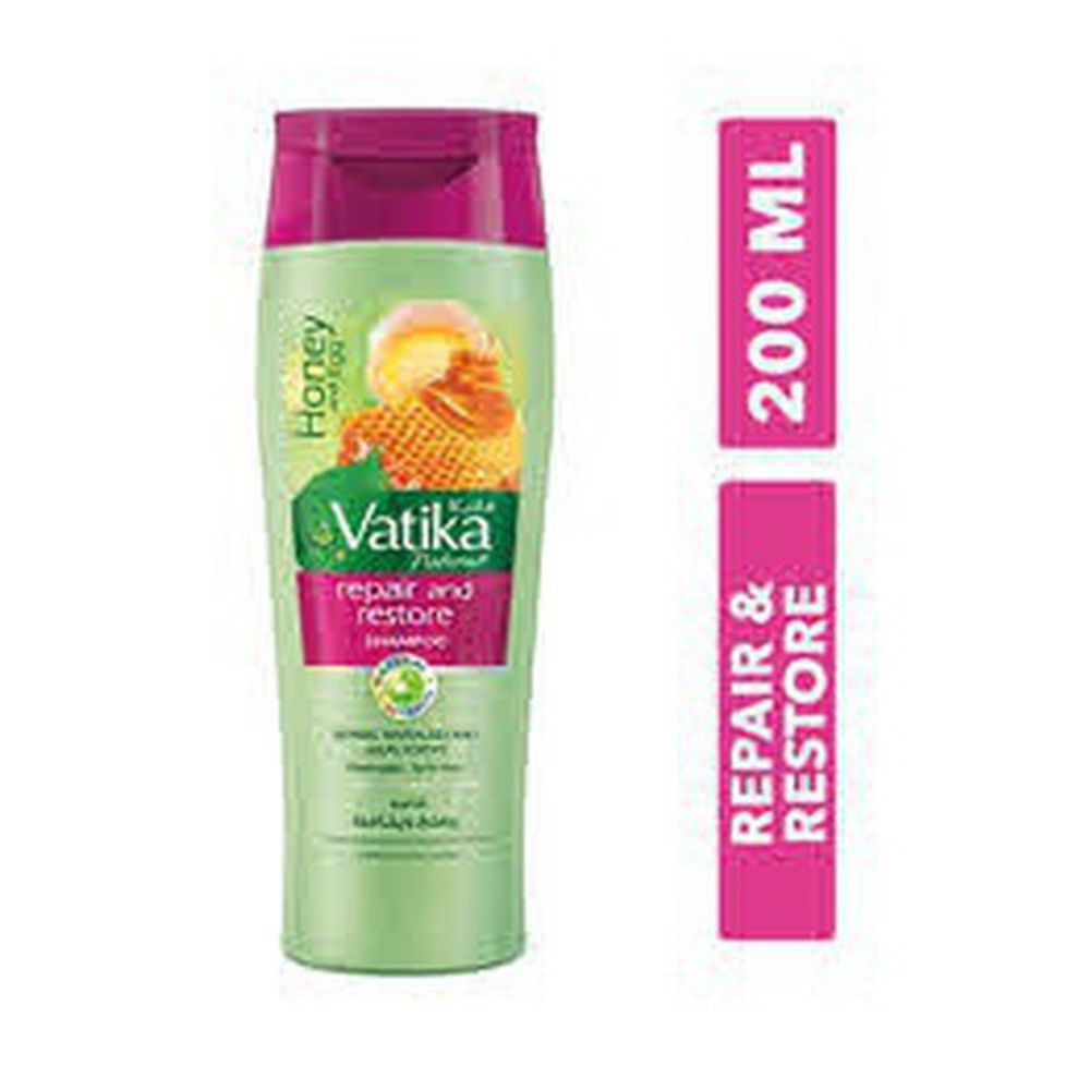 Dabur Vatika Repair & Restore Shampoo, Honey & Egg 200 ml