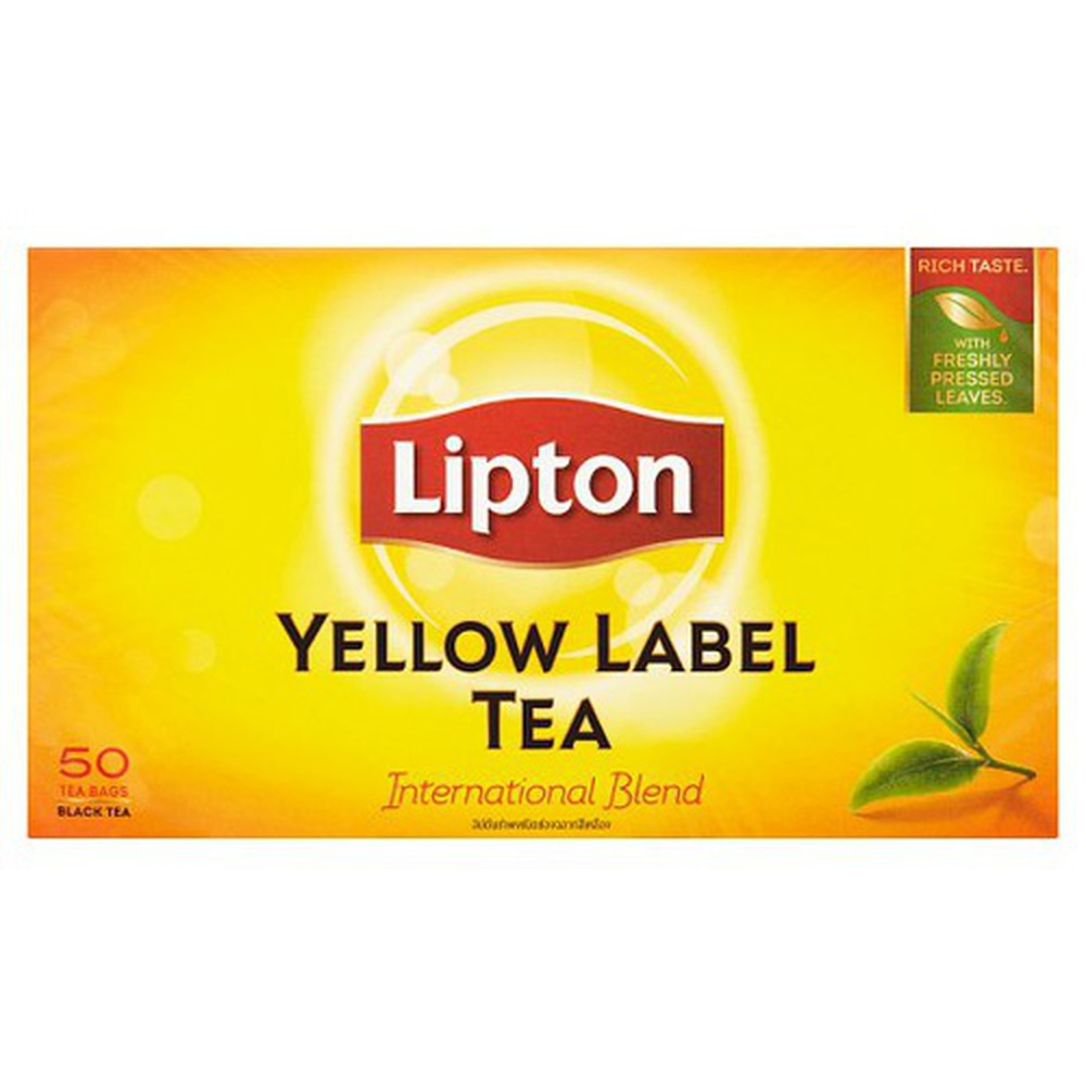 Lipton  BLACK TEA Yellow Label Black Tea 50 Teabags