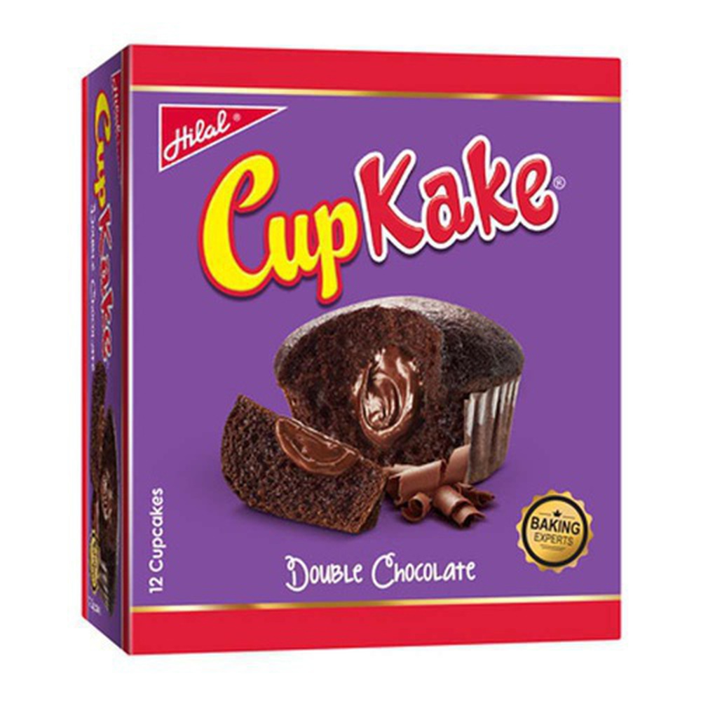 Hilal Cup Kake, Double Chocolate, 12 Pieces, 20g