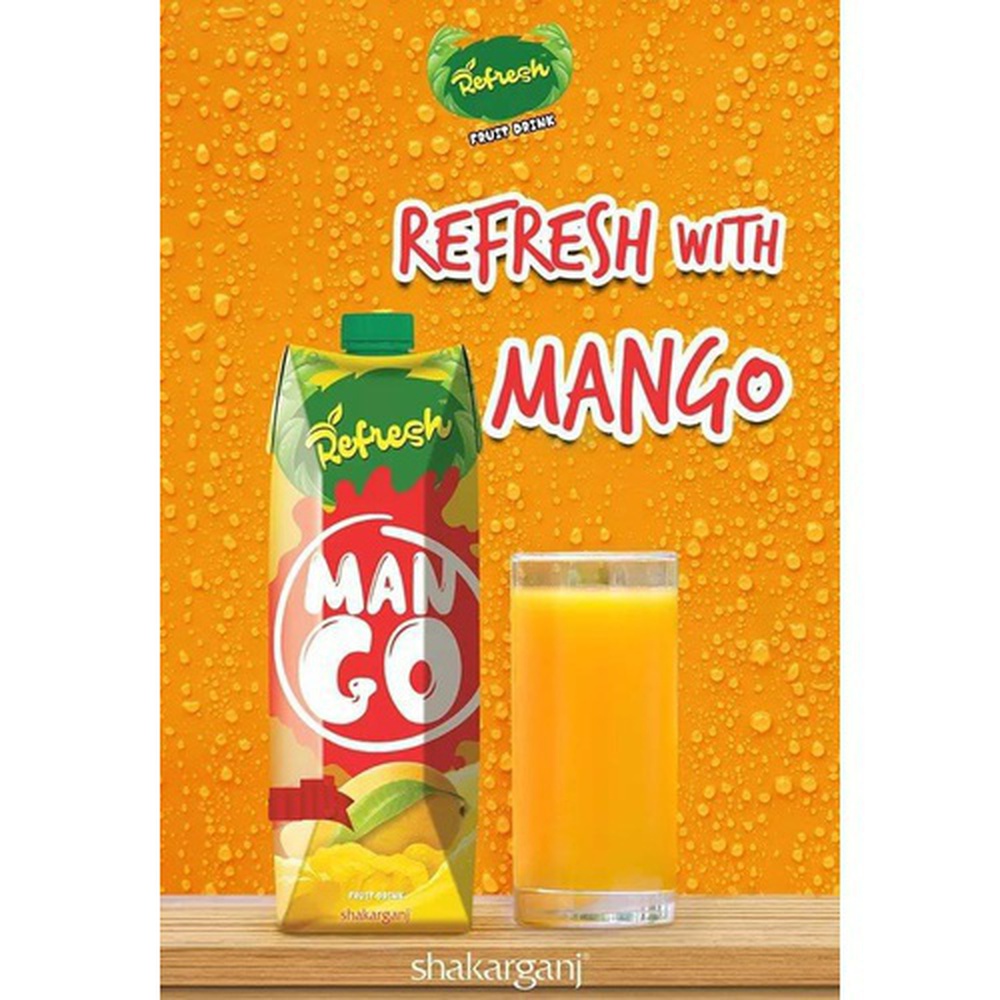 Refresh Mango Juice Fruit Drink Shakarganj