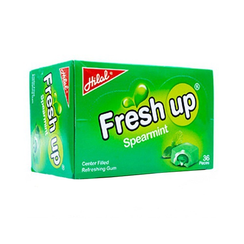 Fresh Up Spearmint x 3 packets color : Green