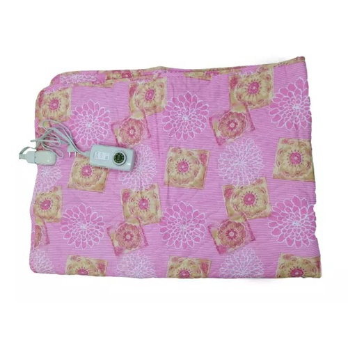 Electric Blanket color : Pink-Yellow Stripes size : 72 x 84 inch