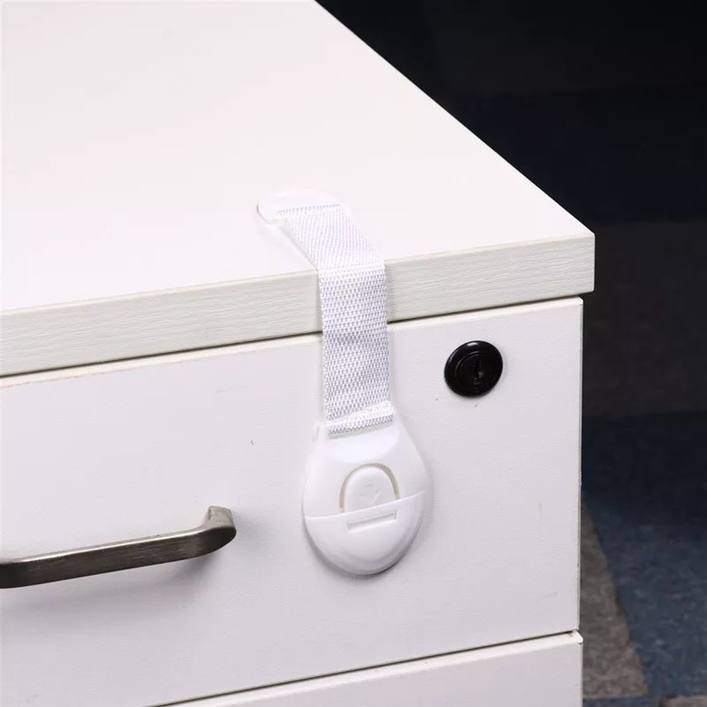 Telly Plastic Locks for Drawers, Doors, Cabinets, Cupboards & Window lock For children Safety