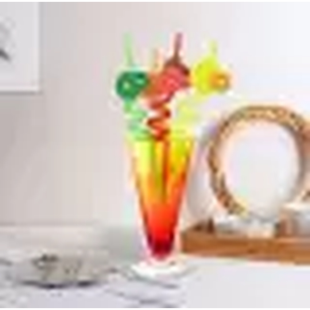 Telly Pack up 4 Colorful Plastic Art Drinking Fruit Straw For Wedding / Party / Birthday / Decoration / Art / straws / plastic / straw