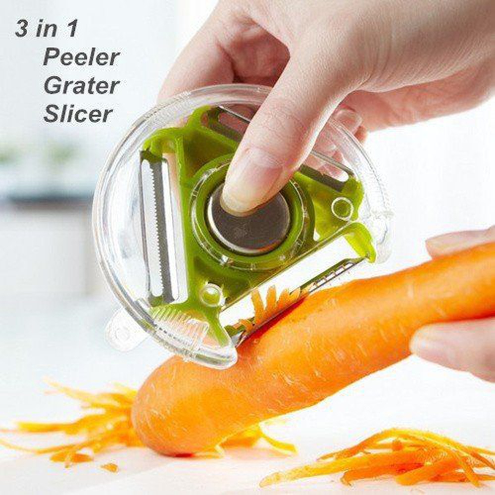 Telly 3-IN-1 COMPACT MULTIFUNCTIONAL ROTARY Smart PEELER