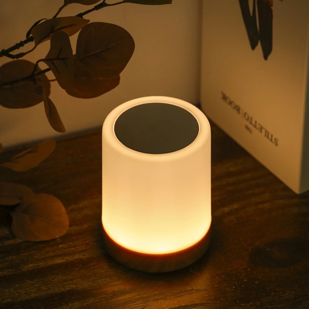 Telly Portable Rechargeable Bluetooth Touch Dimming LED Light Speaker