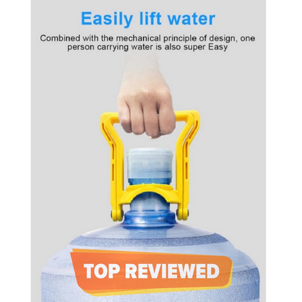 Telly Water Bottle Handle Lifter - Easy Lifting Water Bottle Carrier - Water Bottle handle