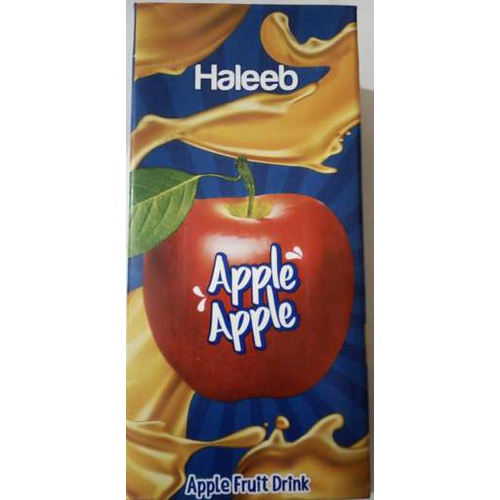 Apple Apple by Haleeb size : 1000ml 12 pcs