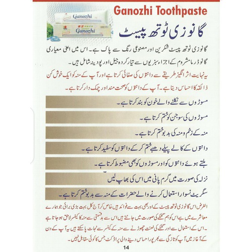 Ganozhi toothpaste