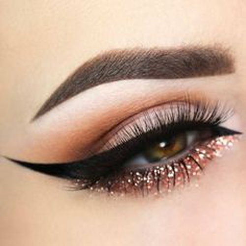 Beauty Model Waterproof Glitter shiny Eyeliner Multi Colors color : Maroon