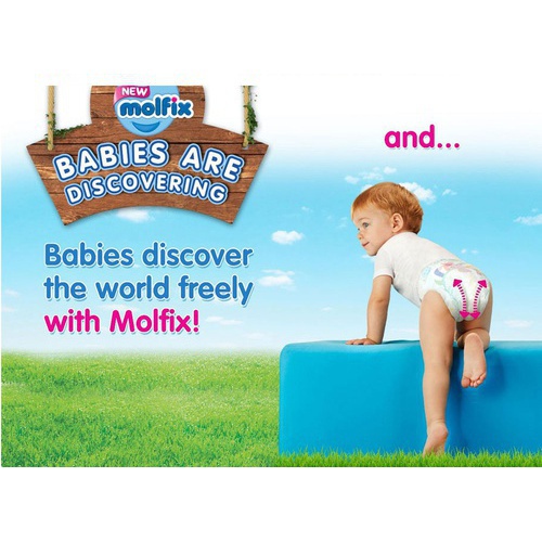 Molfix midi medium diaper pampers 64 Pieces Size 3 , 4-9 Kg