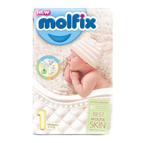 Molfix newborn diaper pampers 84 Pieces Size 1 , 2-5 Kg