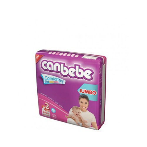 Canbebe jumbo mini small diapers pampers 72 Pieces Size 2 , 3-6  Kg