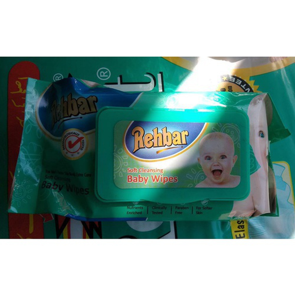 Rehbar Soft Cleansing Baby Wipes x 3 packets