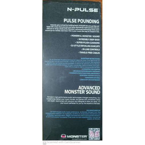 Monster N-Pulse Headphone