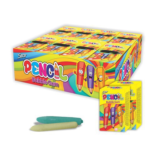 Pencil Bubble Gum